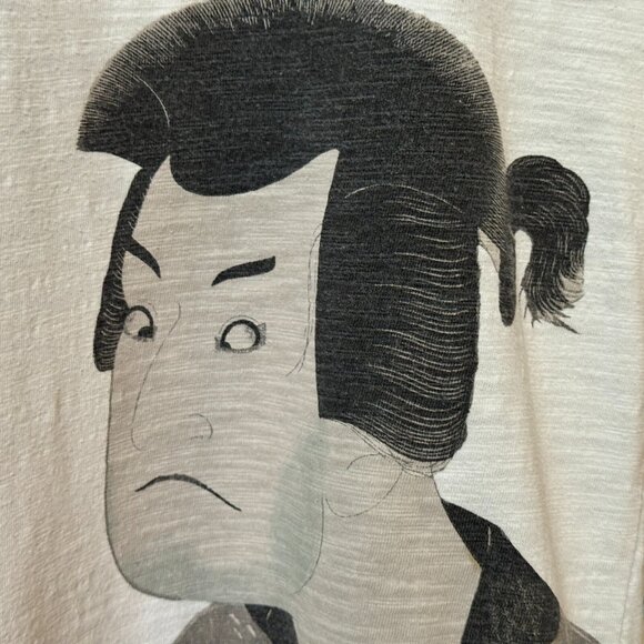 UNIQLO x UT MFA Boston Toshusai Sharaku Edo Ukiyo-E Kabuki Cotton T-Shirt, M - Picture 8 of 12